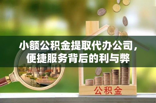 阿合奇小额公积金提取代办公司，便捷服务背后的利与弊