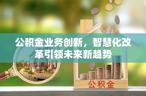 阿合奇公积金业务创新，智慧化改革引领未来新趋势